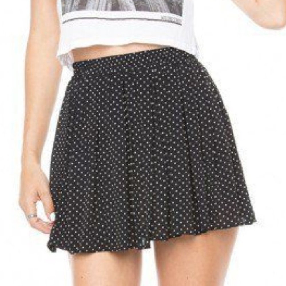 BRANDY MELVILLE Polka Dot High-Waist Skirt | S